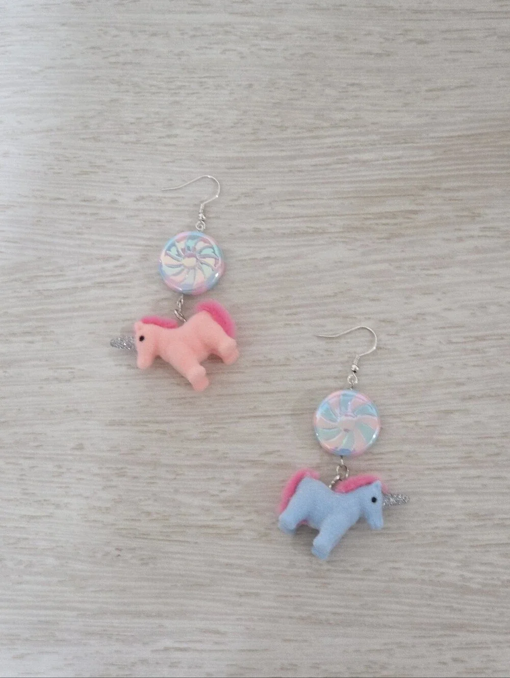 Pastel Unicorn Dangle Earrings